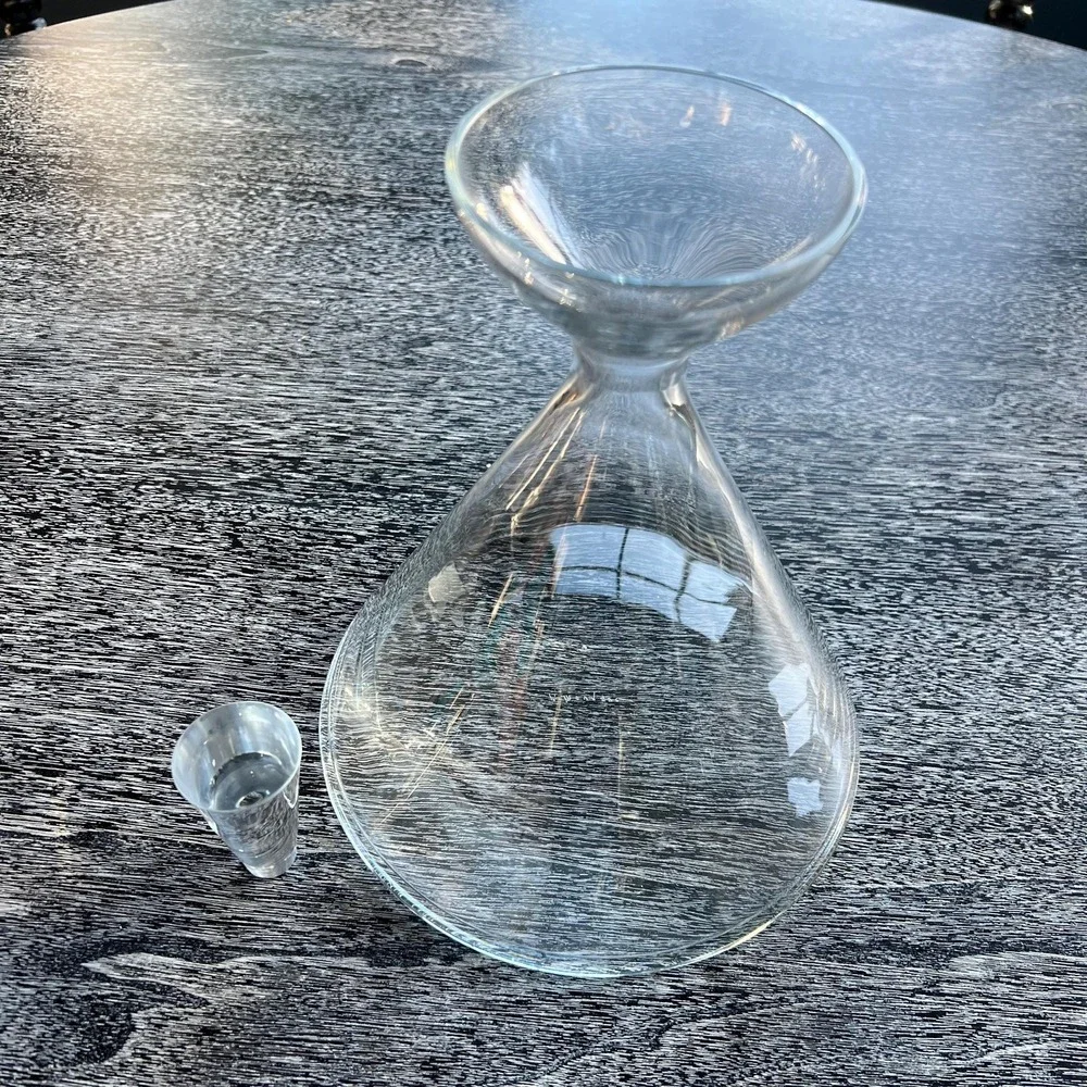 1980s Ligne Roset Offrande Carafe Decanter Designed and Signed by Pascal Mourgue